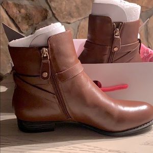 Isaac Mizrahi Live! Medium Brown Ankle Boot